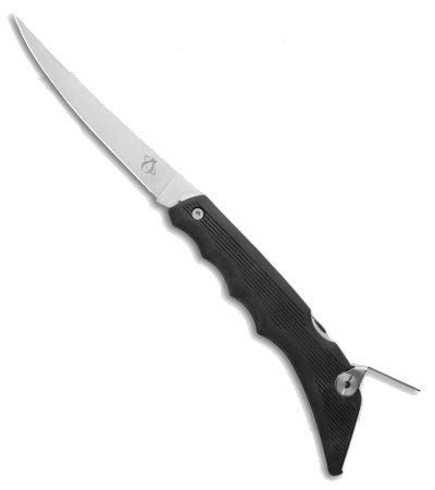 product image for Mantis Phil A Folding Fillet Knife Satin Plain Blade AUS-8 Steel