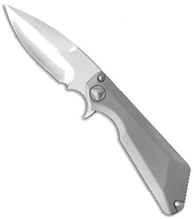 product image for Marfione Custom MSG-3 Titanium Flipper Knife M390 Two-Tone Apocalyptic Finish