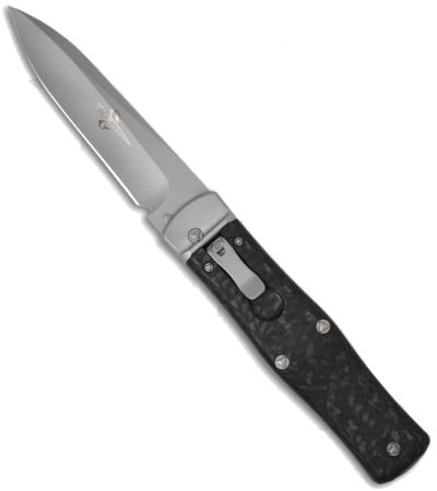 product image for Marfione Custom Microtech OSS Cobra Lever Lock Knife Carbon Fiber S30-V Spear Point Blade