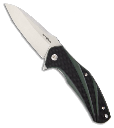 product image for MARSER Stadter 25 Black Green G10 Folding Knife