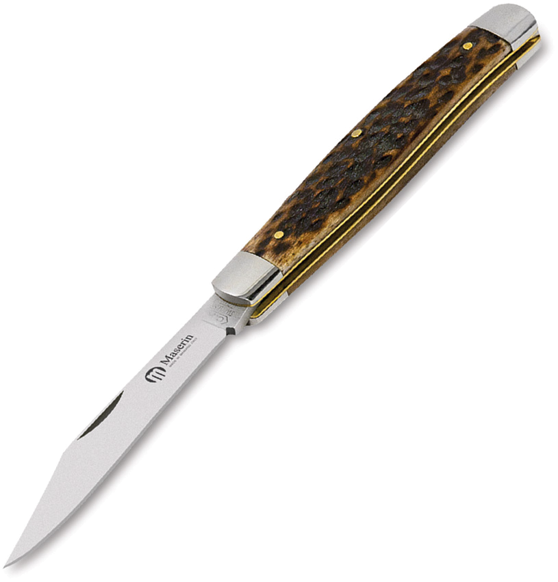 Maserin Brown Jigged Bone Handle Pocket Knife product image