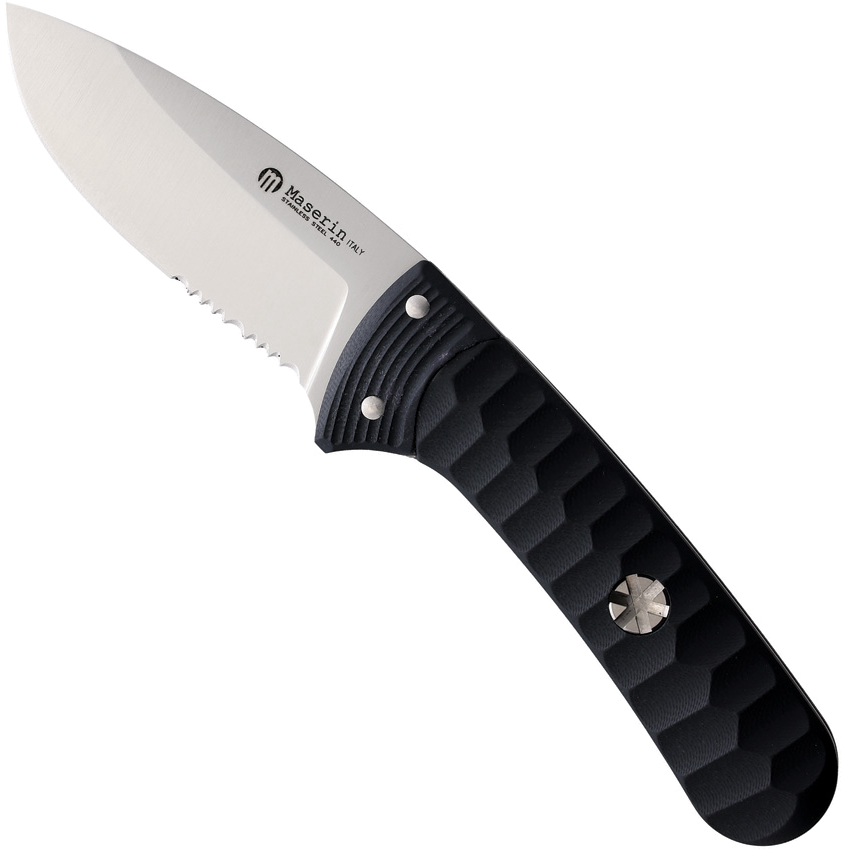 product image for Maserin Black Sax Fixed Blade 440 Stainless 3.5 Model