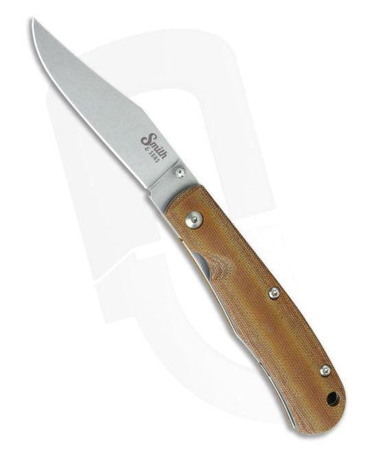 product image for Maserin Cypress Trapper D 2 Liner Lock Natural Micarta