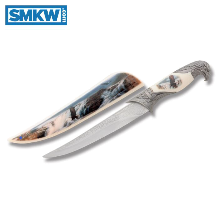 Master Eagle Bowie Knife with Scenic Finish product image