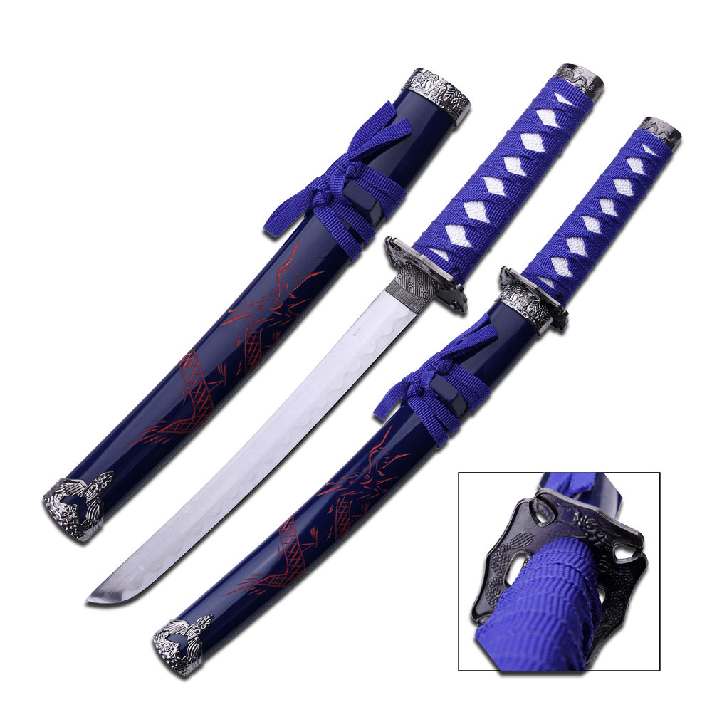 product image for Master Blue Short Sword Samurai 21 Katana YK58