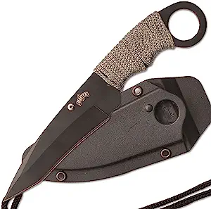 product image for Master USA MU-1119GC Tactical Neck Knife Black 6.75 Inch Overall