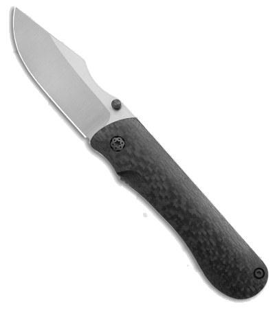 product image for Maverick Customs Evo Harpoon Frame Lock Knife Titanium Satin