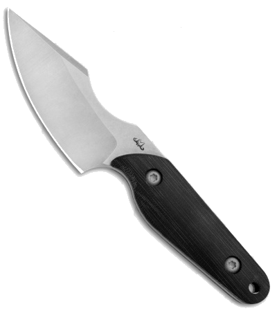 product image for Maverick Customs Evo Mini Harpoon Black Micarta Fixed Blade Knife