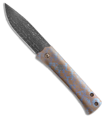 product image for Maverick Customs Viper Auto Damascus Steel Knife