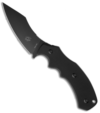 product image for Max Knives Black Assaulite Compact Fixed Blade Knife G-10 Handle Bastinelli Design