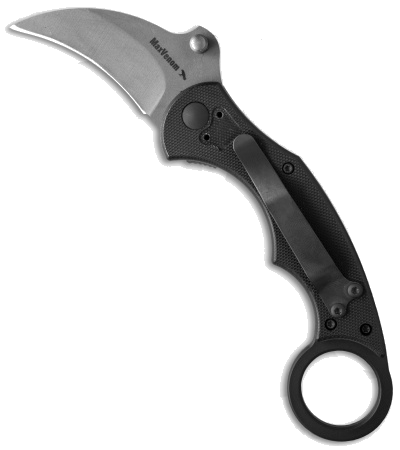 product image for Max Venom Direct Impact Karambit Black G-10 Folding Knife 154-CM