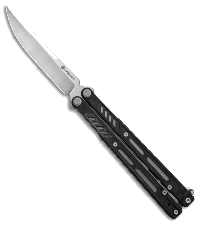 product image for Maxace Banshee V2 Black G-10 Balisong Butterfly Knife
