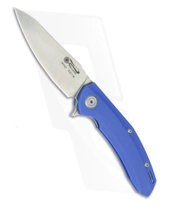 Maxace Wind Flipper Blue G10 Stonewash product image