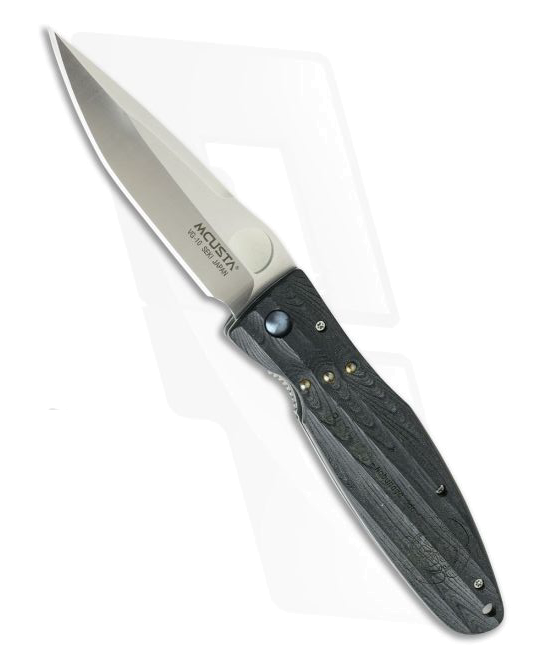 product image for Mcusta Bushido Nobunaga VG 10 Folder Black Micarta