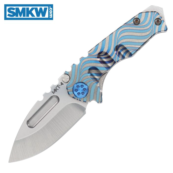 Medford Micro Praetorian T Framelock Blue Psychedelic Wave Folding Knife S45VN product image