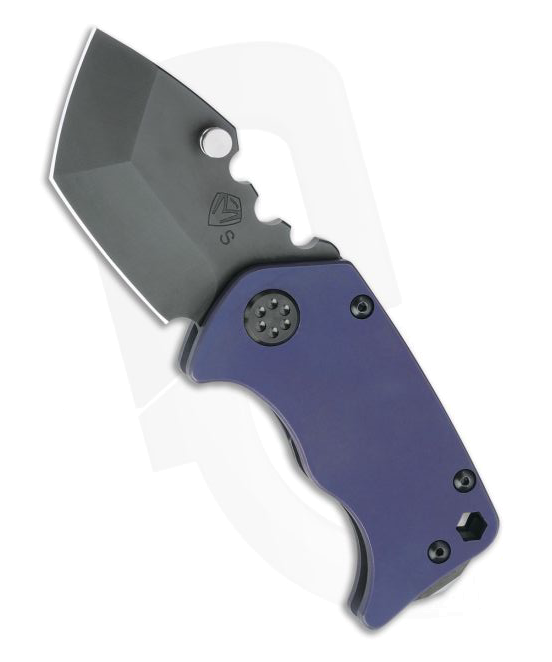 Medford Knife and Tool Panzer Tanto PVD S35VN Blue Titanium Frame Lock Folder product image