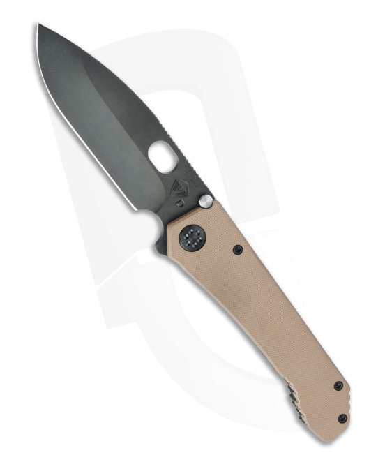 Medford Knife and Tool 187 DP Black PVD D2 Titanium Frame Lock Folder MKT 073 product image