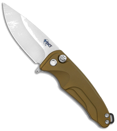 Medford Smooth Criminal Yellow Aluminum Handle Flipper Knife