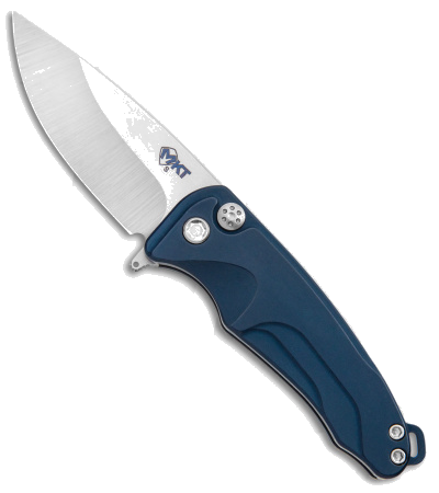 Medford Smooth Criminal Blue Aluminum Handle Flipper Knife
