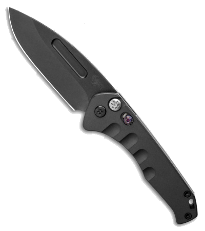 product image for Medford Praetorian Swift Automatic Black Aluminum Handle Tumbled Blade Knife