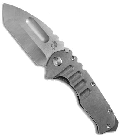 product image for Medford-Knife-Tool Praetorian T Titanium Frame Lock Knife Stonewash D2 Steel