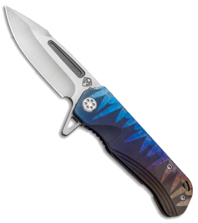 product image for Medford-Knife-Tool Proxima Custom Chimera Titanium Frame Lock Knife Tumbled CPM-S35VN