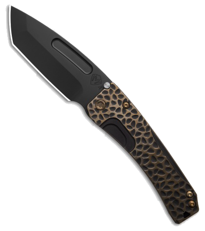 product image for Medford Knife & Tool Slim Midi Marauder Black Titanium 3.75"