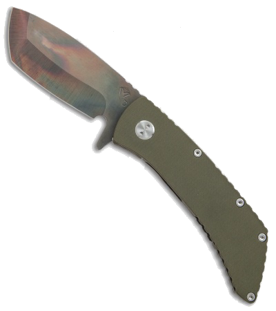 product image for Medford Knife & Tool TFF-2 OD Green G-10 Titanium Frame Lock Knife