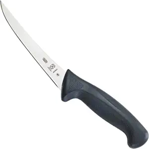 product image for Mercer Culinary Millennia M23820 Black 6 Inch Curved Boning Knife