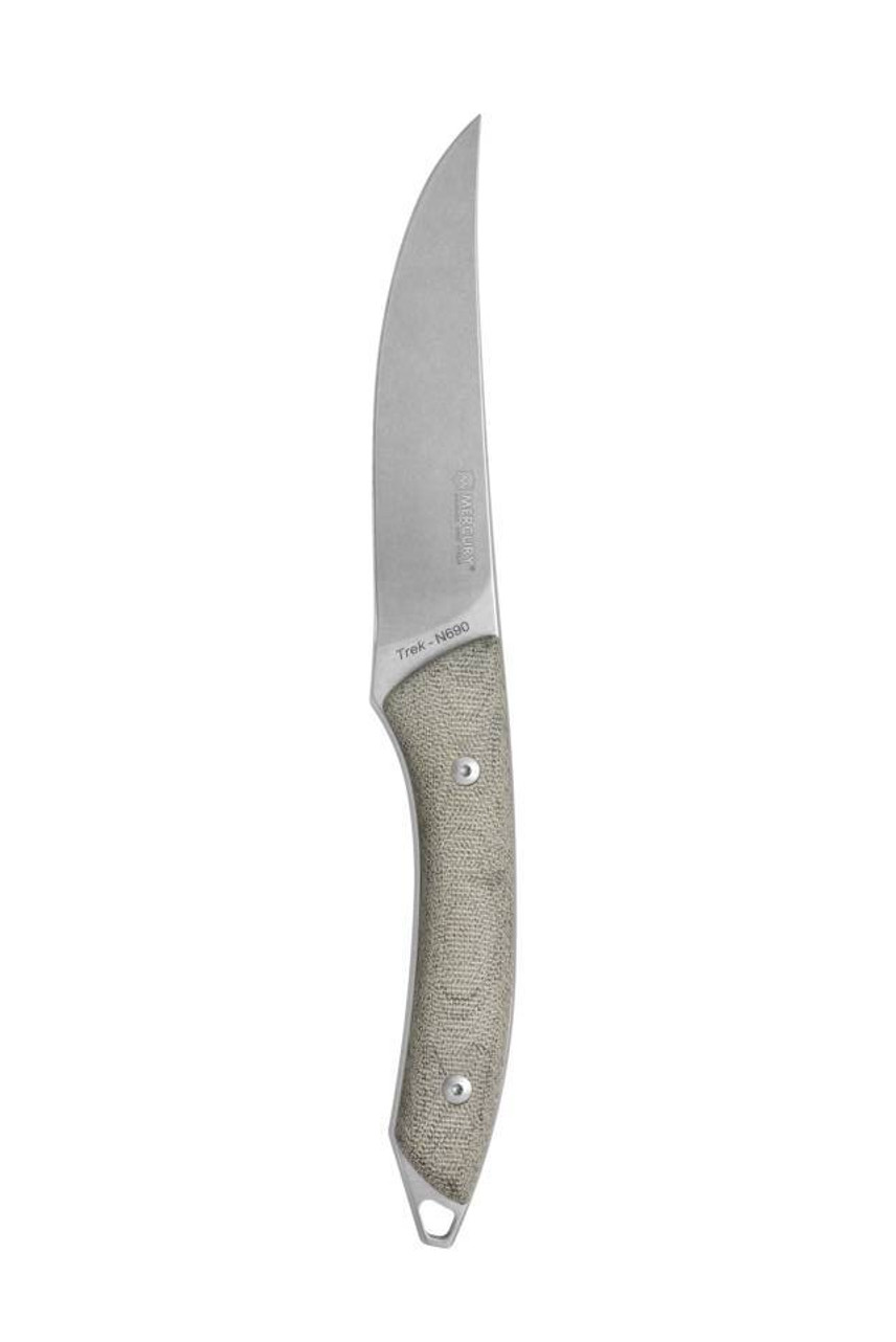 product image for Mercury Trek Fixed Blade Knife Green Micarta Handle N690 Stonewash Finish MY925-25CVC