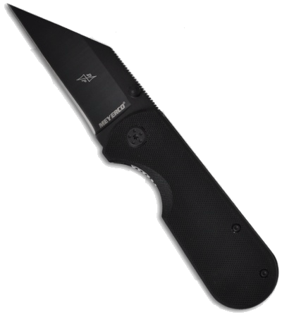 Meyerco Dirk Pinkerton Assisted Opening Wharning Black Spring Assisted Knife product image