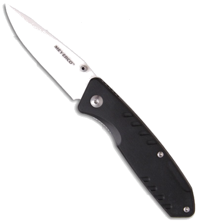 product image for Meyerco Blackie Collins Small Sovereign Liner Lock White Ceramic Blade Knife