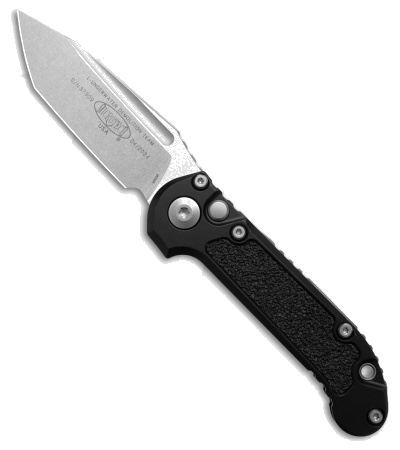 product image for Microtech LUDT Gen III T E Automatic Knife Black 3 5 Stonewash 1136 10