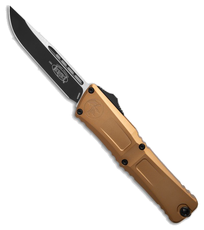 Microtech Combat Troodon S E Gen III OTF Knife Tan Al 4 Two Tone 1143 1 TA