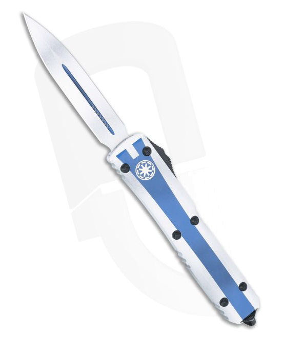 Microtech Ultratech D E White Clone Trooper OTF 122-1 CO Knife product image
