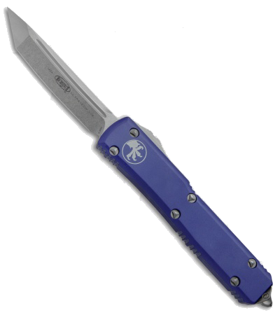 Microtech Ultratech Tanto Purple OTF Automatic Knife 123-4PUR Stonewash Finish product image