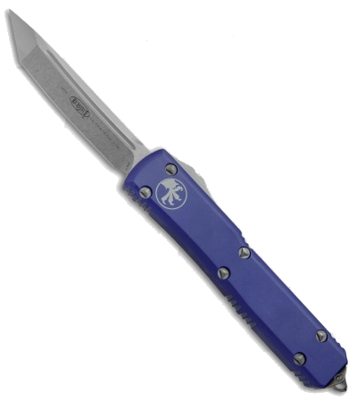 Microtech Ultratech Tanto Purple OTF Automatic Knife 123-4PUR Stonewash Finish