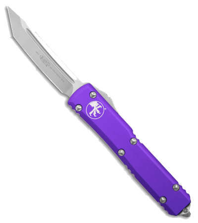Microtech Ultratech OTF Automatic Knife Purple Tanto Satin 123-4PU