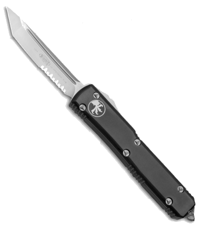 Microtech Black Ultratech Tanto Edge OTF Automatic Knife 123-5