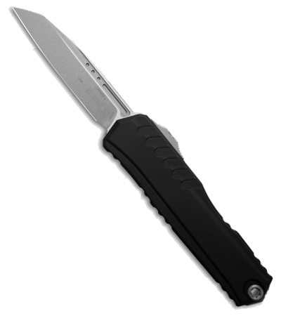 Microtech Cypher II Black Aluminum OTF Automatic Knife product image