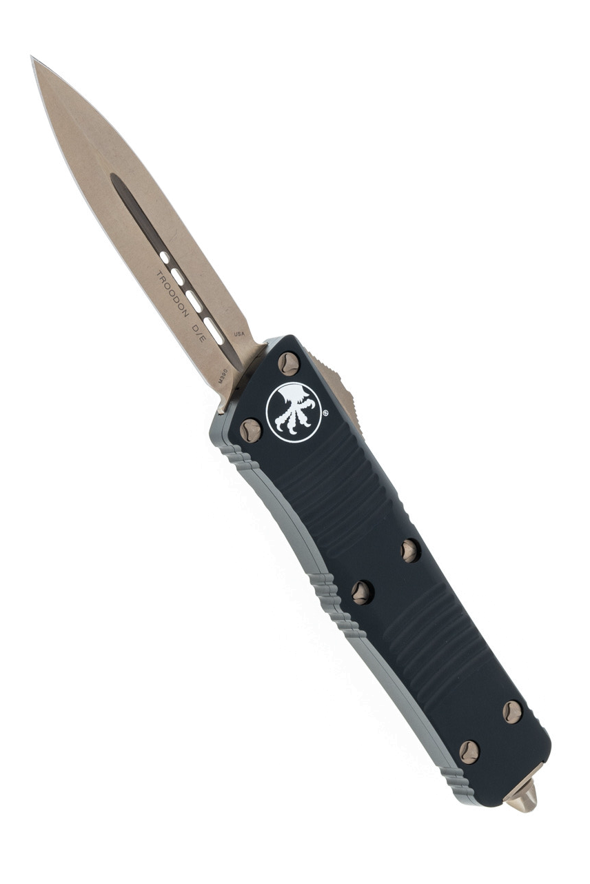 Microtech Troodon 138-1 D/E Black Handle Bronze Blade product image