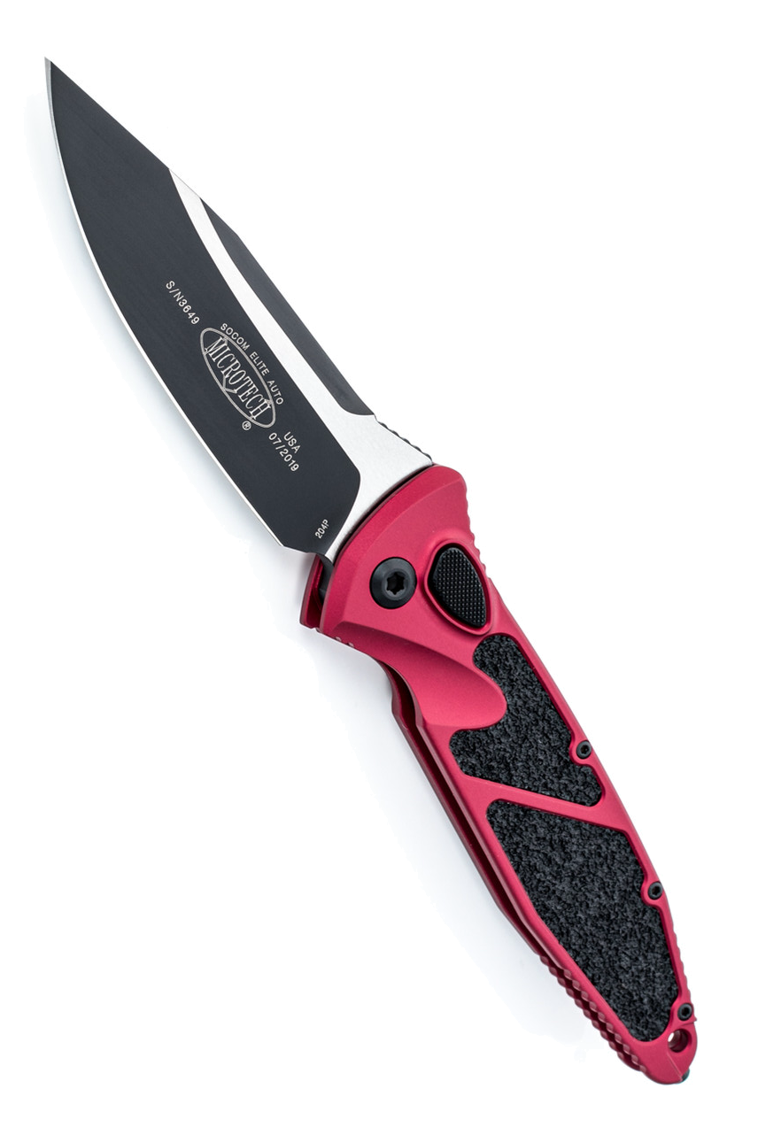 Microtech Socom Elite 160-1RD Red Handle Black Blade product image