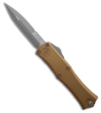 Microtech Hera II Mini Bayonet OTF Knife Tan Aluminum 3 Apocalyptic product image