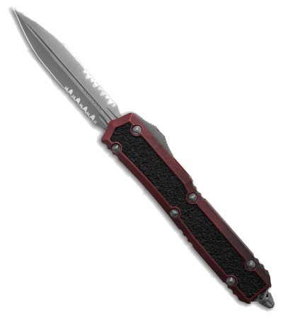 Microtech Makora Weathered Red Aluminum OTF Automatic Knife