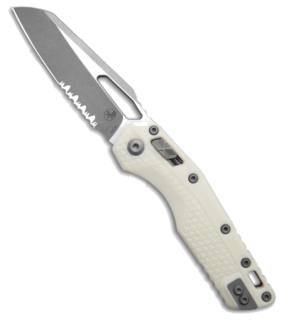Microtech Standard Issue MSI Ram Lok Knife White Polymer 3 9 Apocalyptic Serr