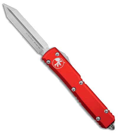 Microtech Ultratech OTF Automatic Knife Red - Model 3 4 Stonewash