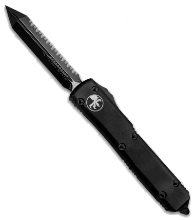 Microtech Ultratech Spartan Black OTF Automatic Knife 123-2CCS product image