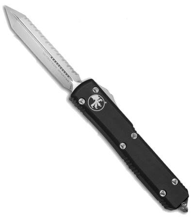 Microtech Ultratech OTF Automatic Knife Black Spartan Serrated Blade 223-6