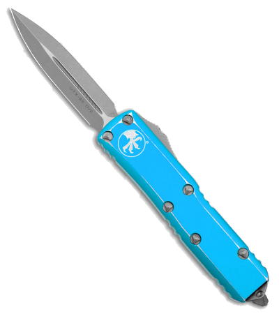 Microtech UTX-85 Distressed Turquoise OTF Automatic Knife product image