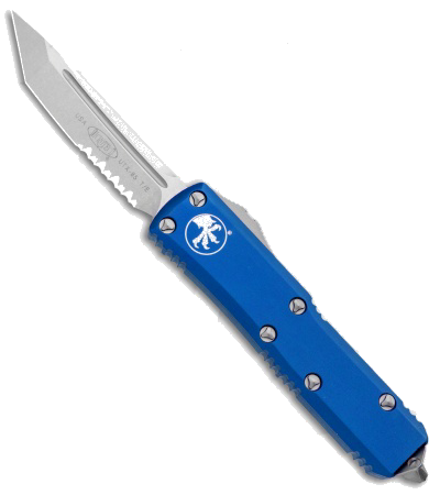Microtech UTX-85 Tanto Blade OTF Automatic Knife Blue 233-11 BL